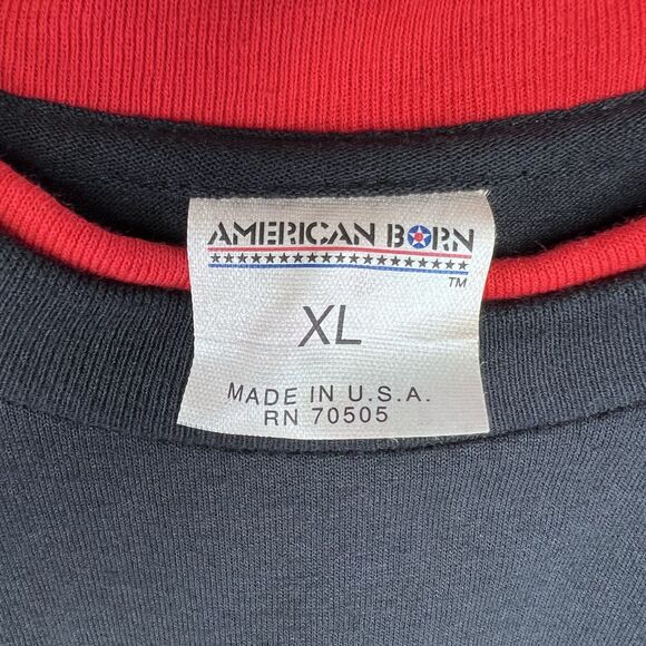 Winston Racing Vintage Pocket-Tee T-Shirt Black Single Stitch Size XL 90s - Picture 3 of 11